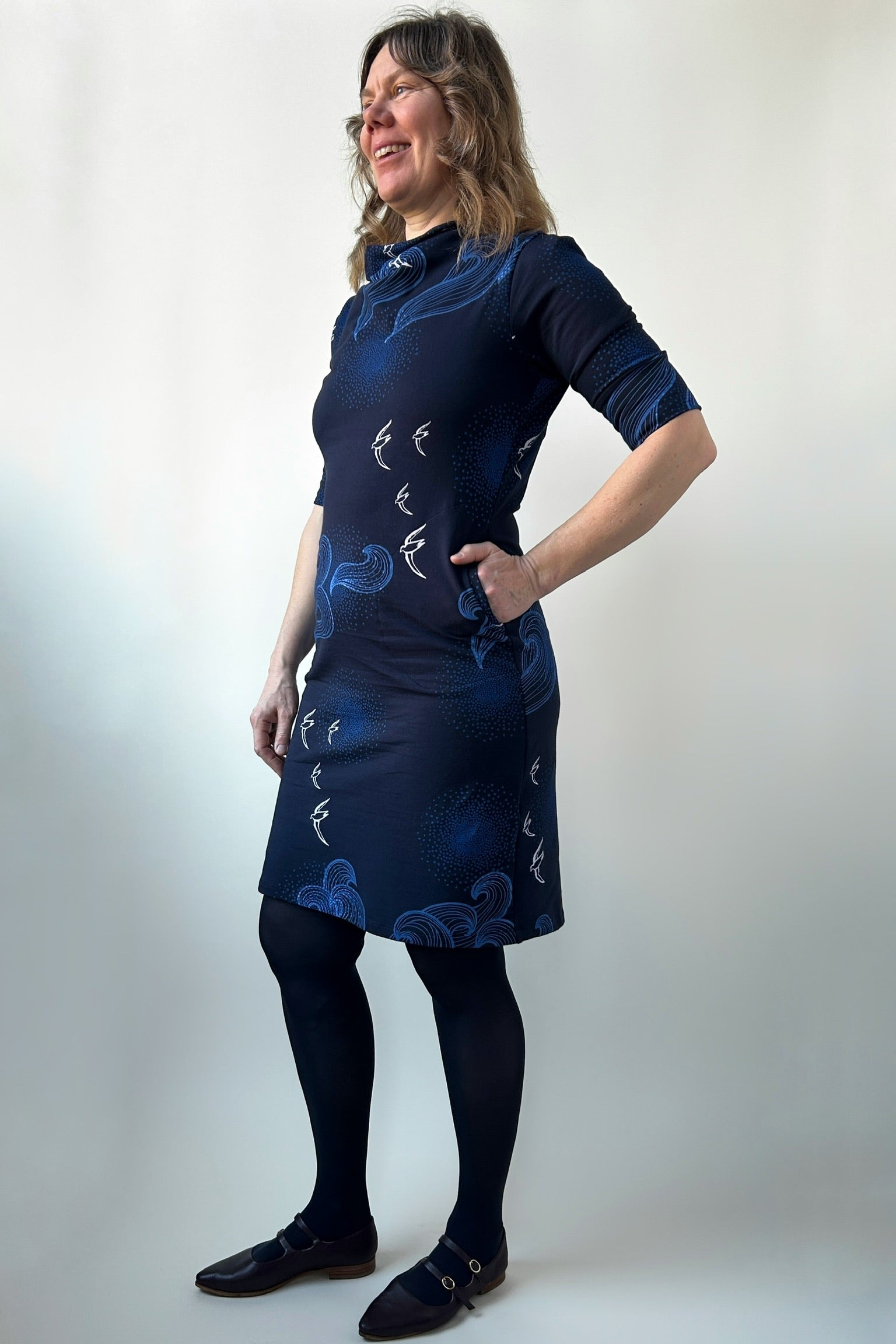 Point Grey Dress - Navy