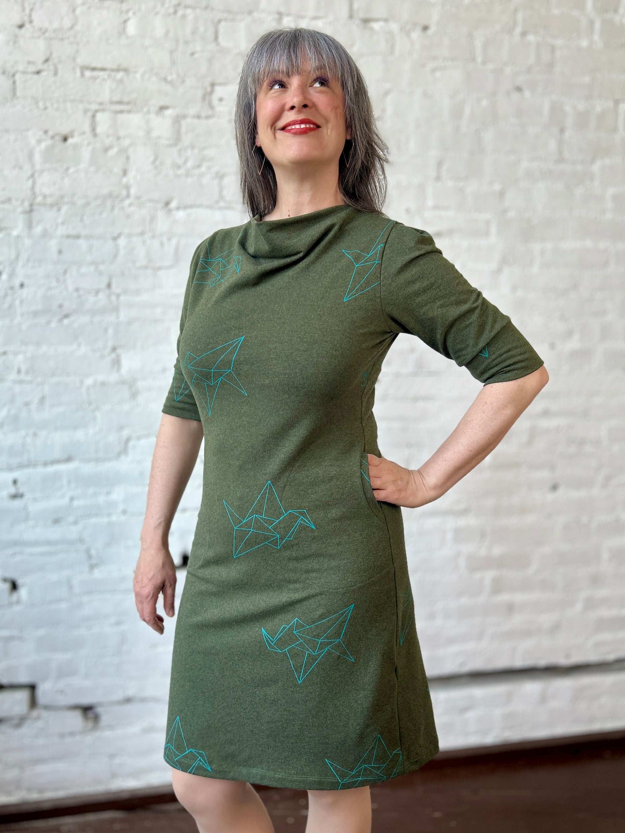 Point Grey Dress - Fern