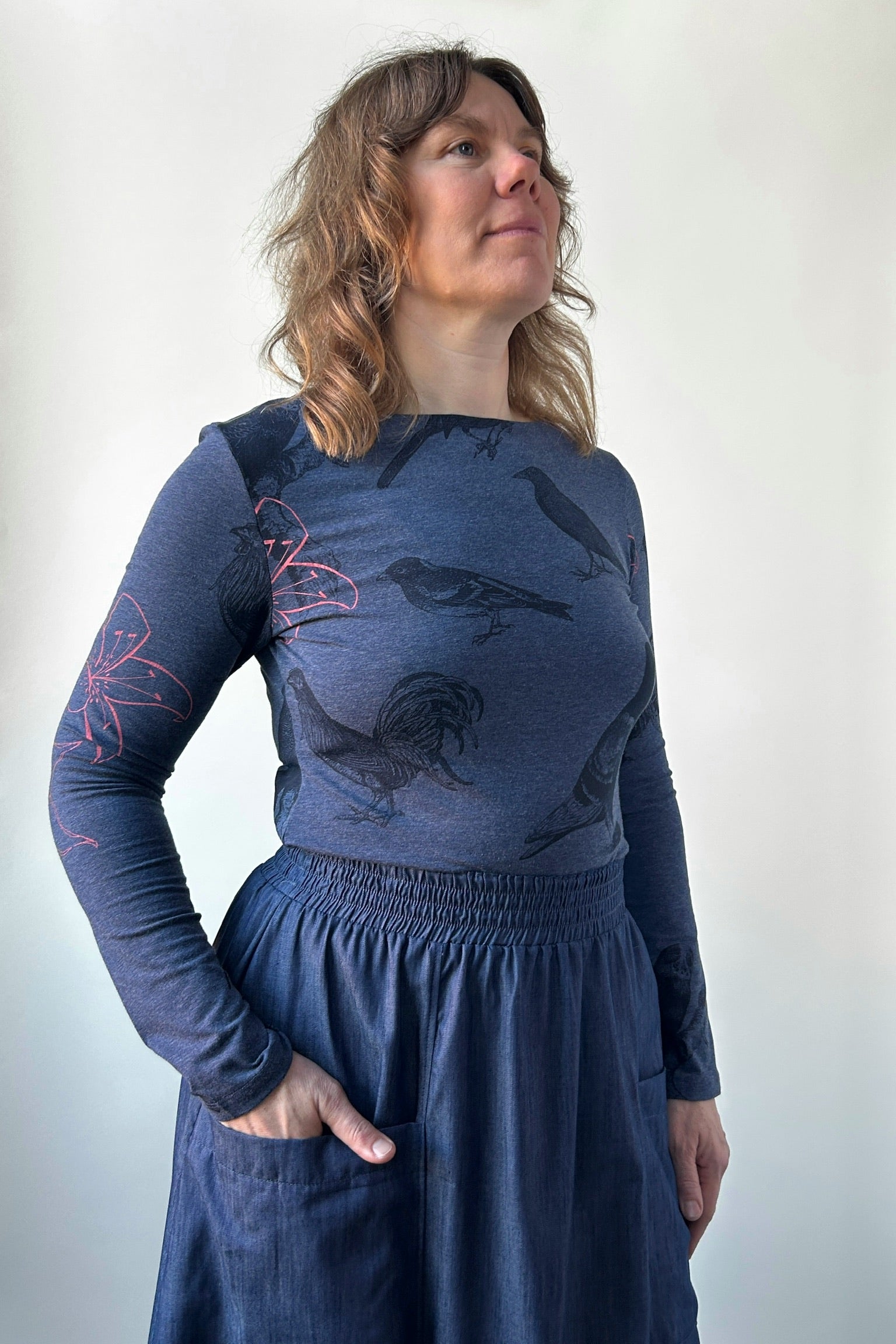 Nanette Top - Blue Lake