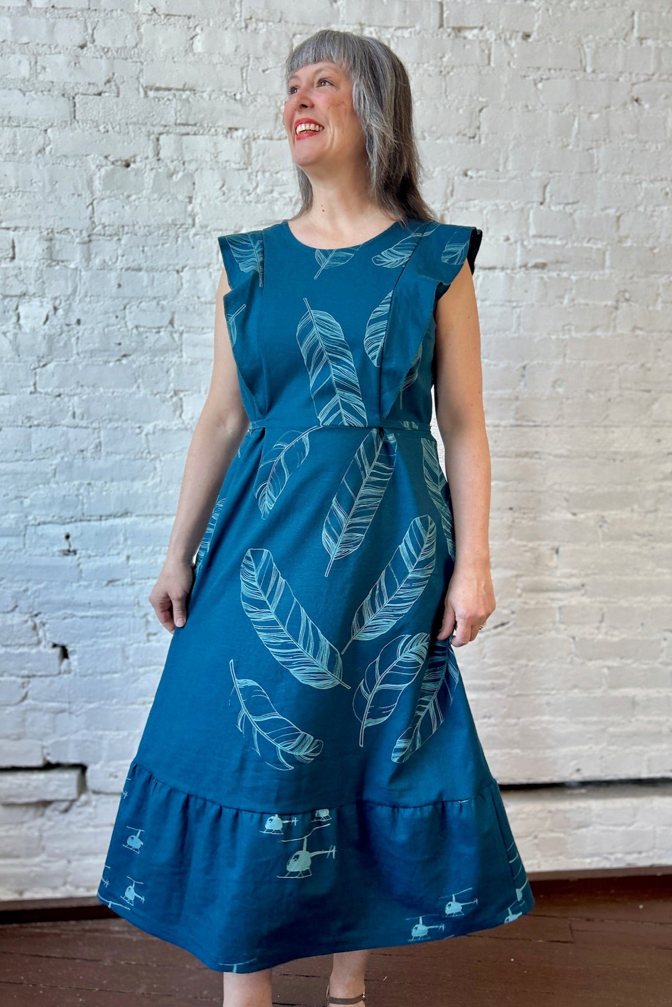 Song + Dance Dress - Lyon's Blue