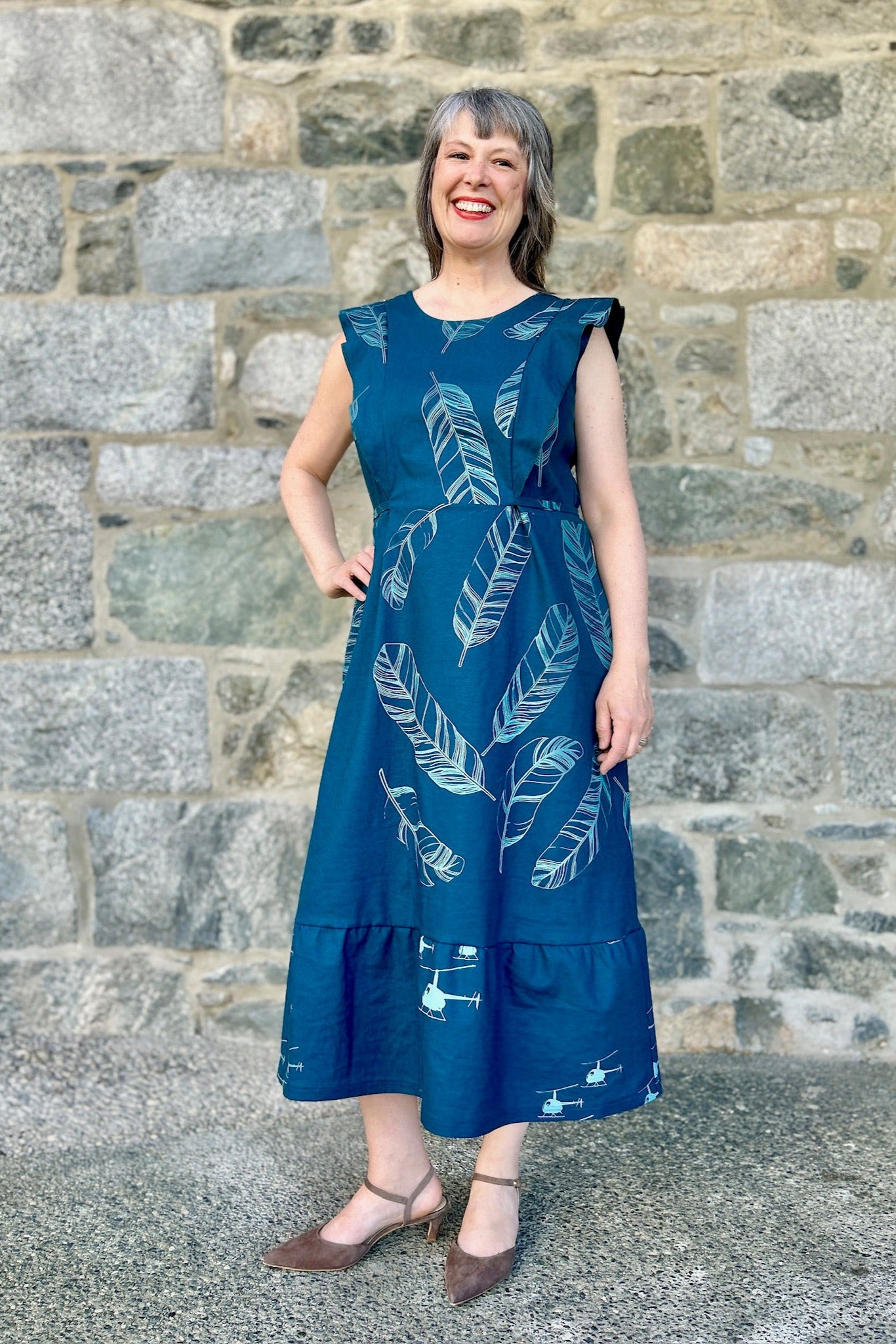 Song + Dance Dress - Lyon's Blue