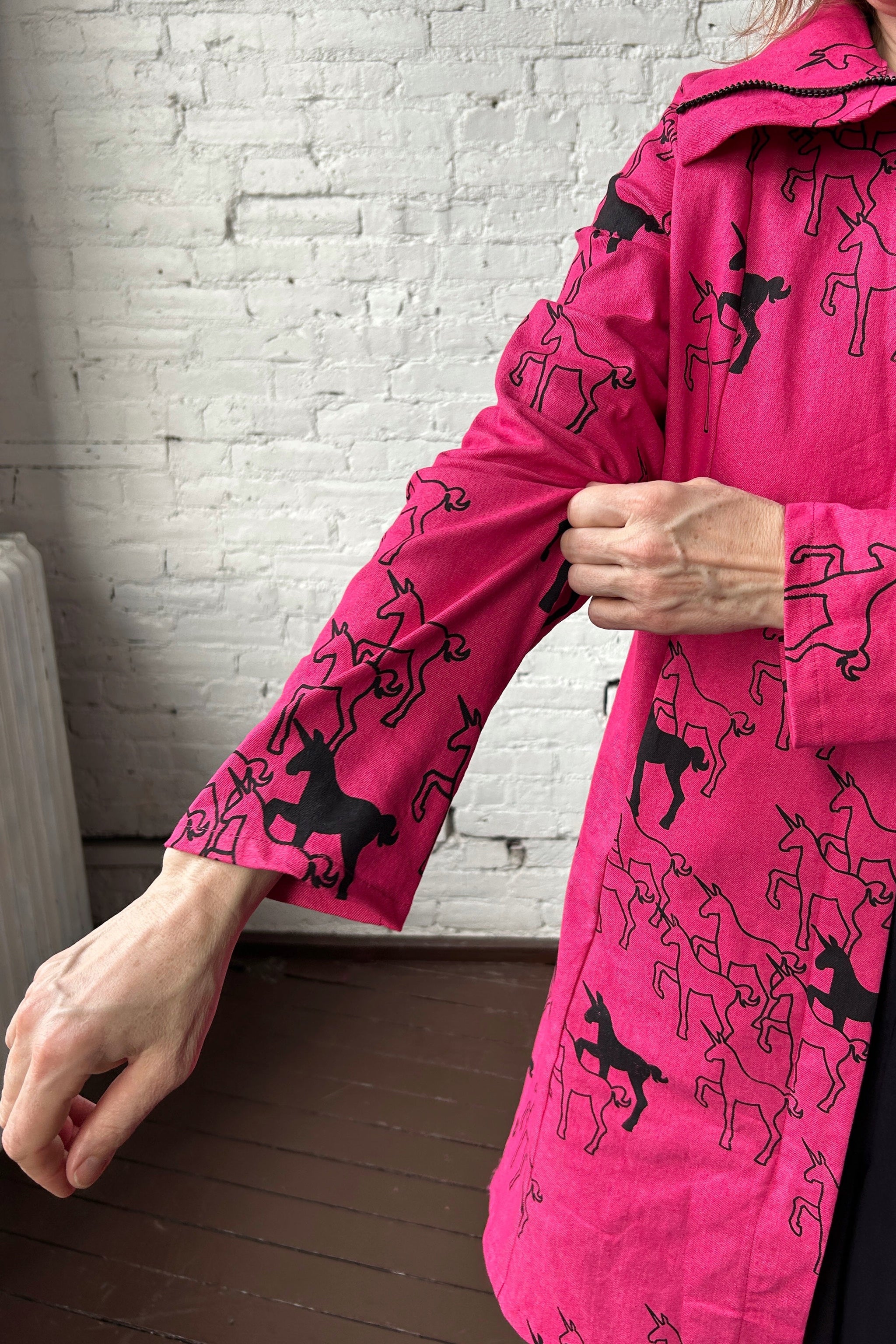 113 Reprise Coat - Bright Pink