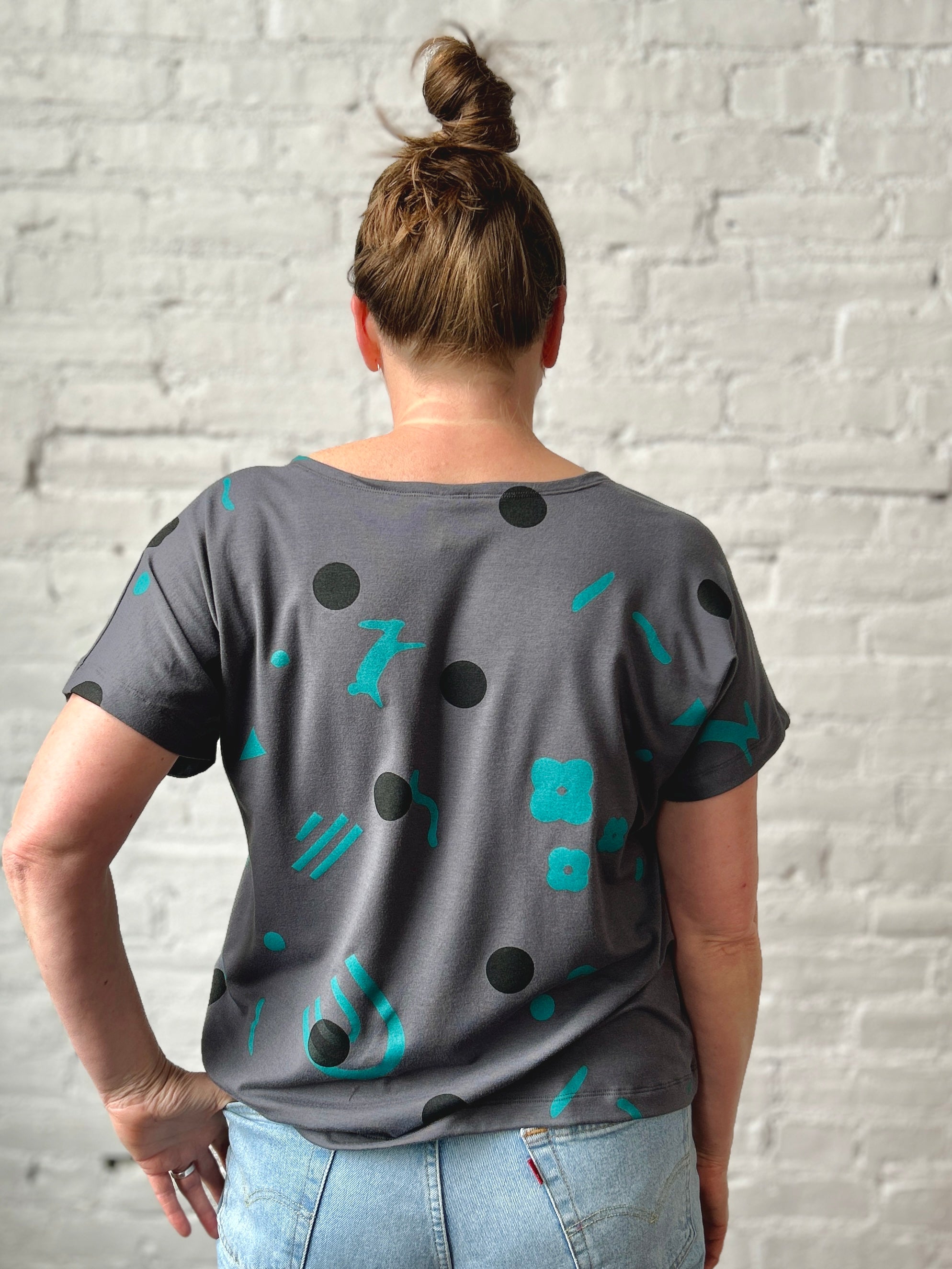 Boatneck Tee - Shadow