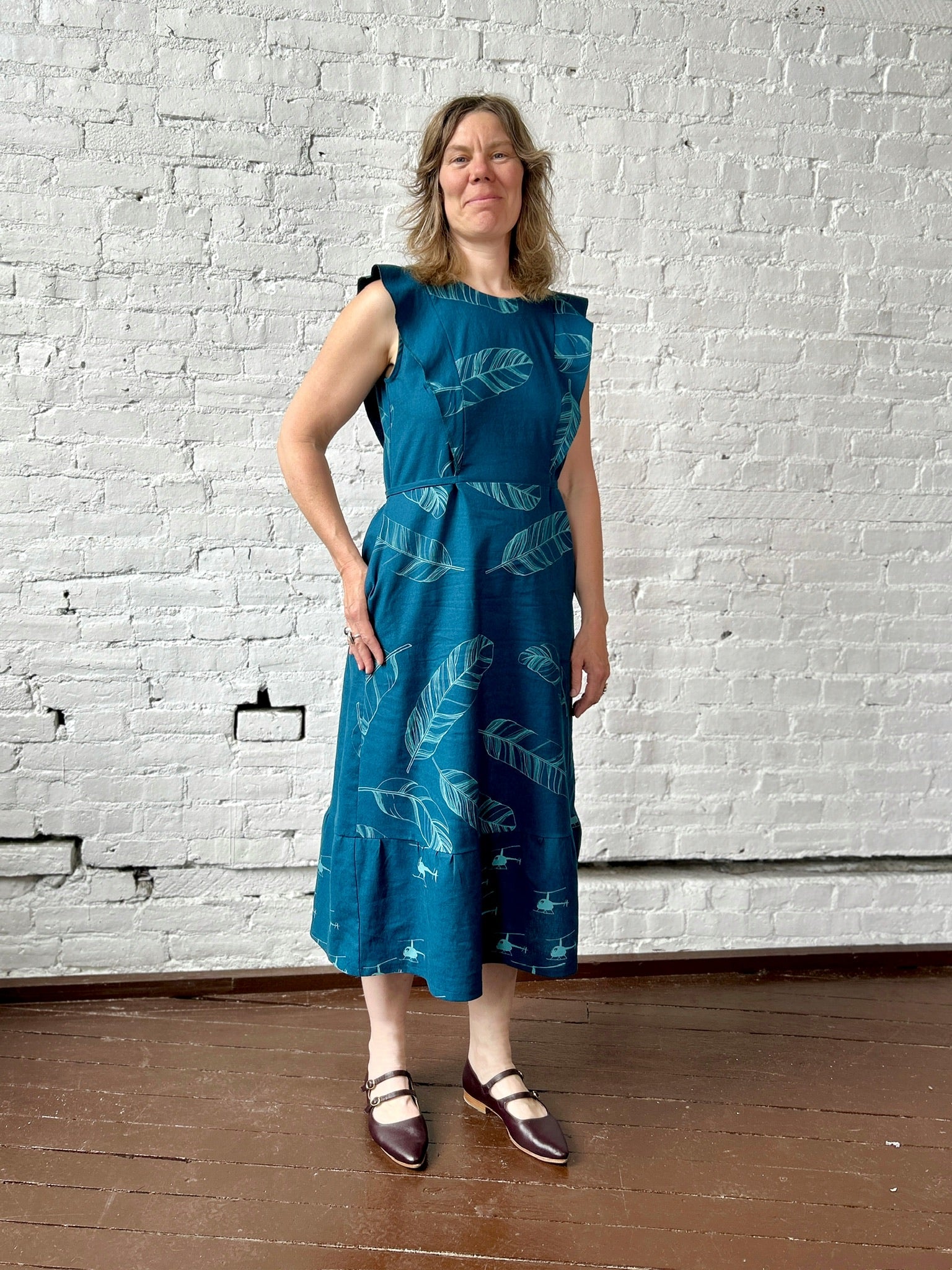Song + Dance Dress - Lyon's Blue