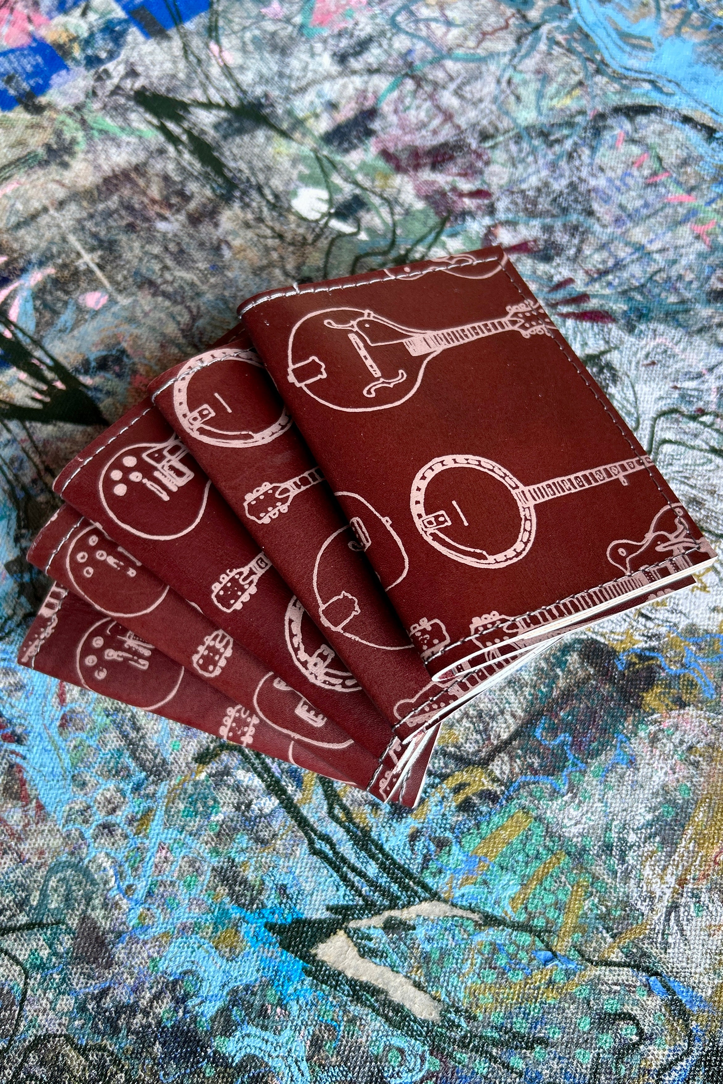 Leather Wallet  - Guitars
