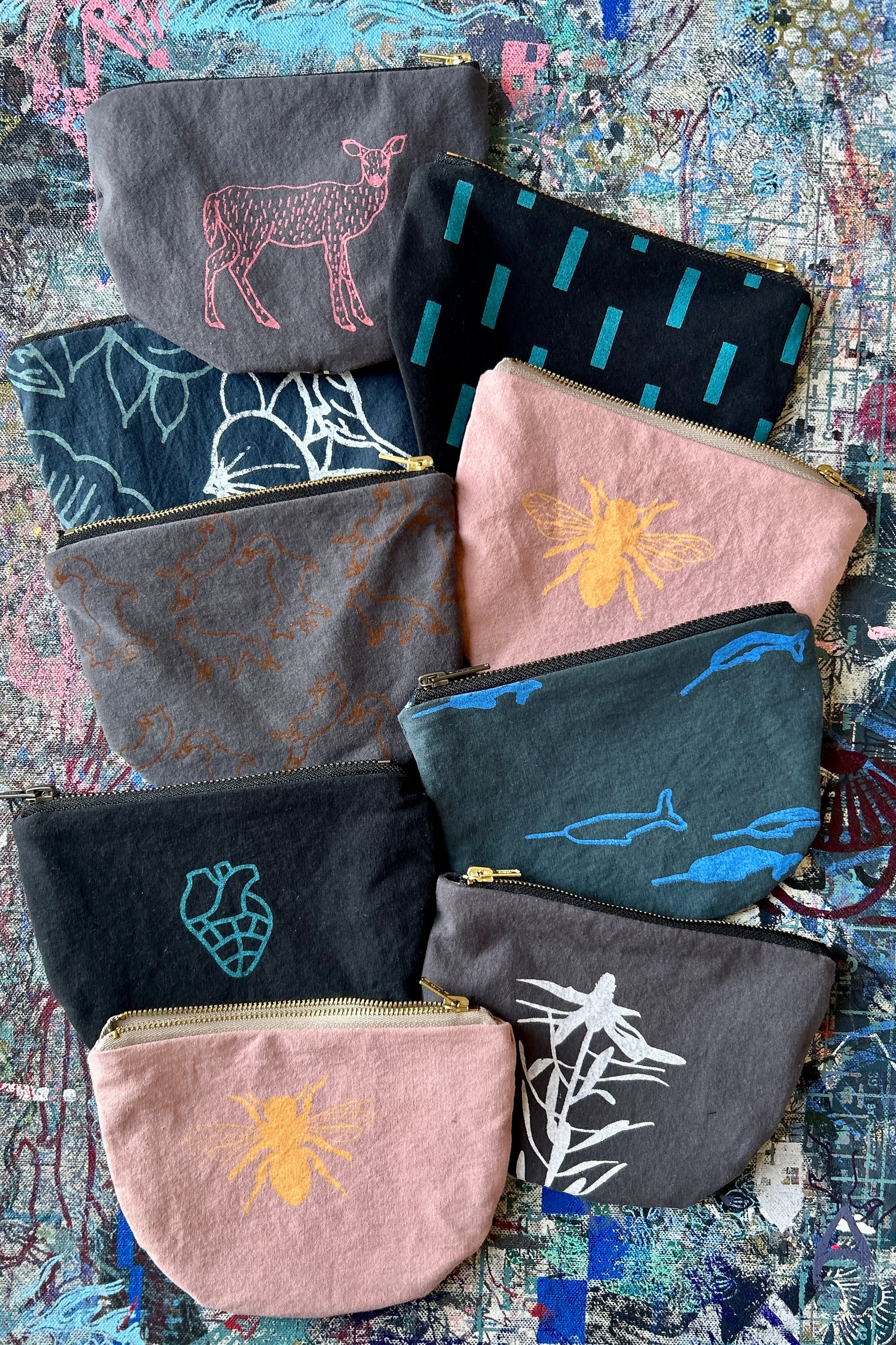 Half Moon Zipper Pouch