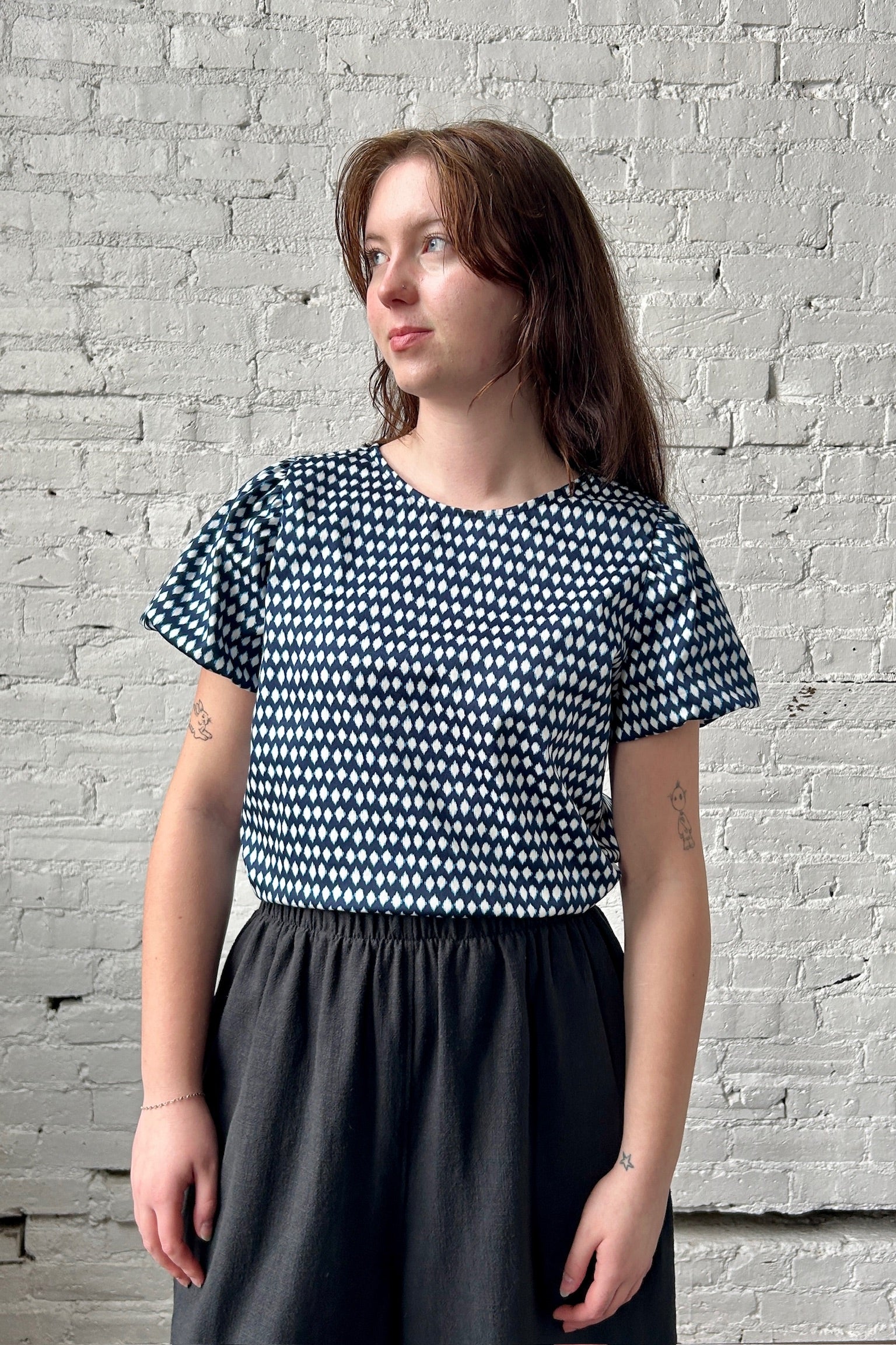 The Billow Top - Ikat