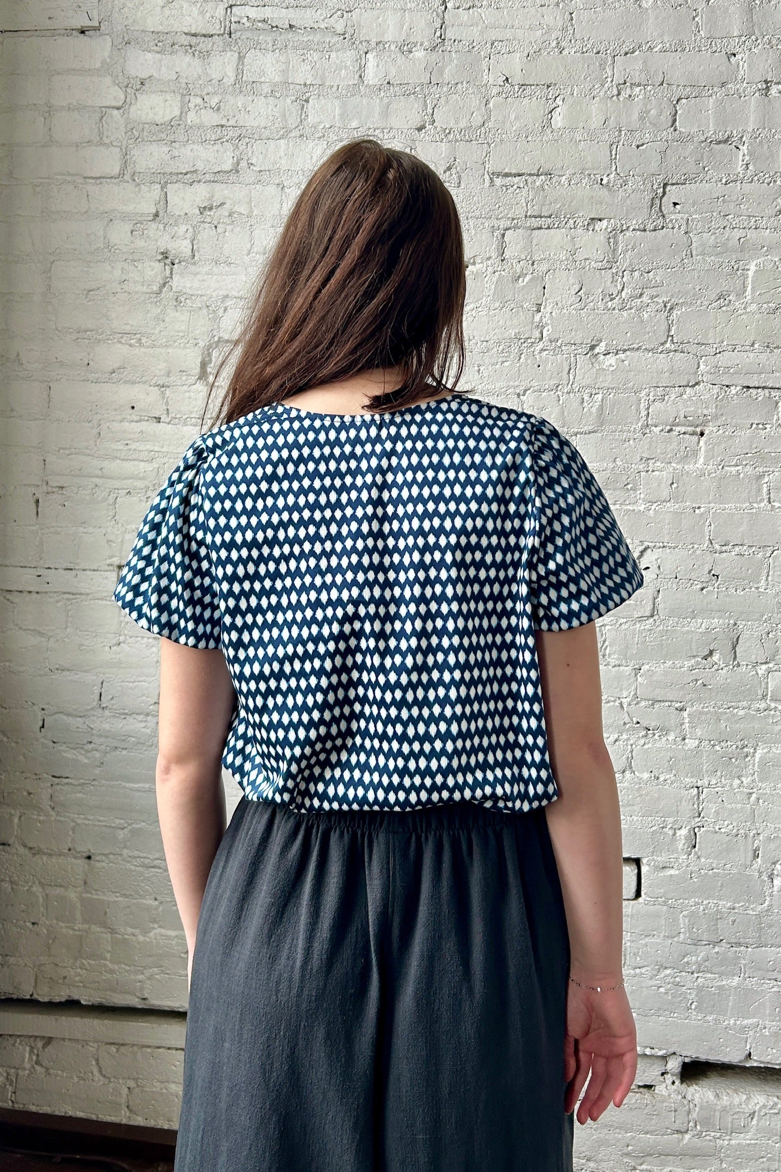 The Billow Top - Ikat