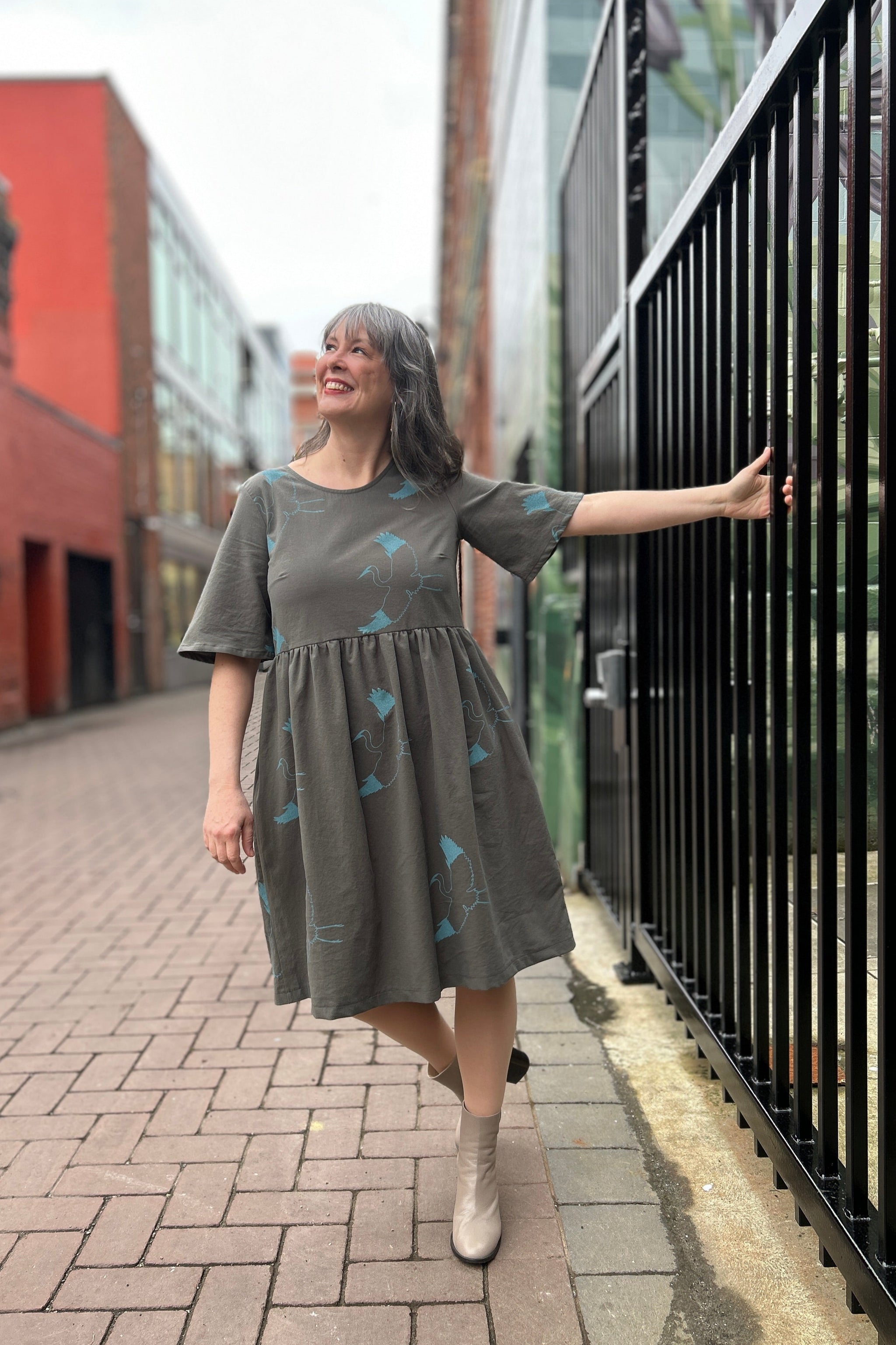 Final Sale Kiki Dress - Pesto