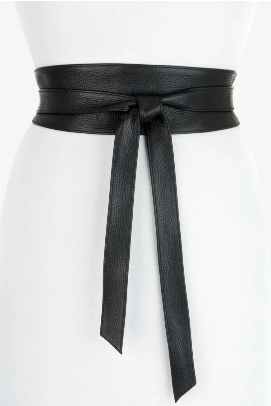 Mananas Belt - Black Pebbled OS