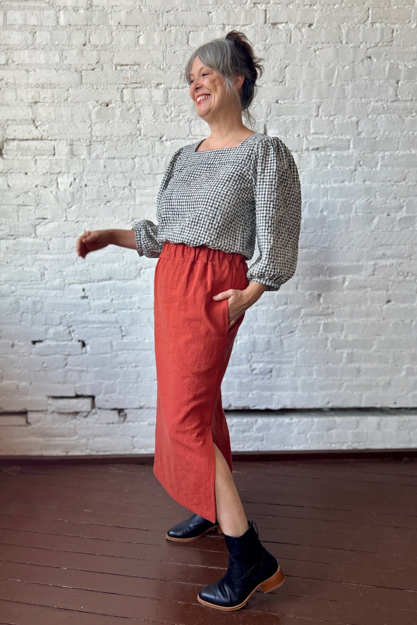 The Narrows Skirt - Burnt Orange