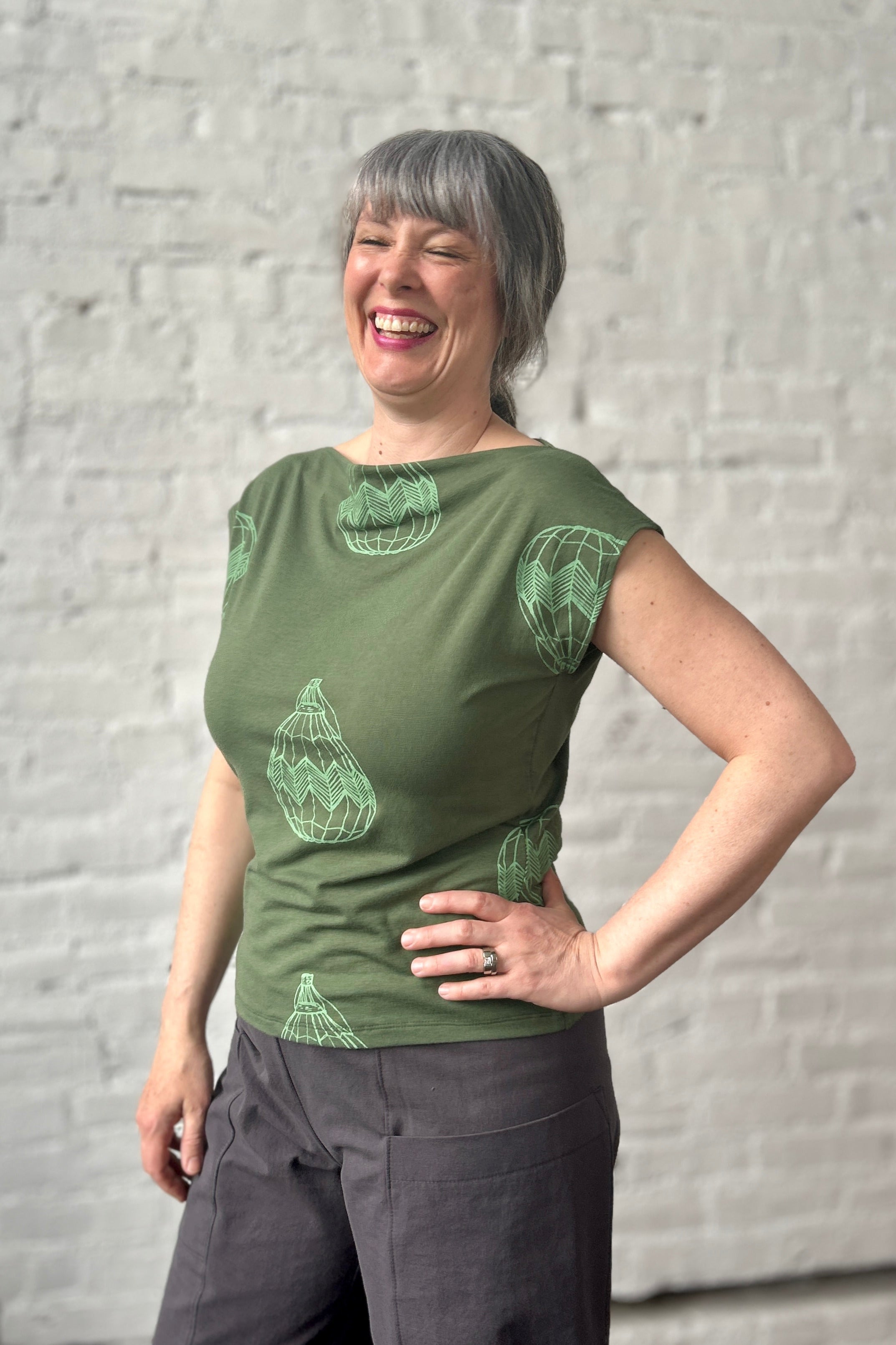 Olympia Top - Moss