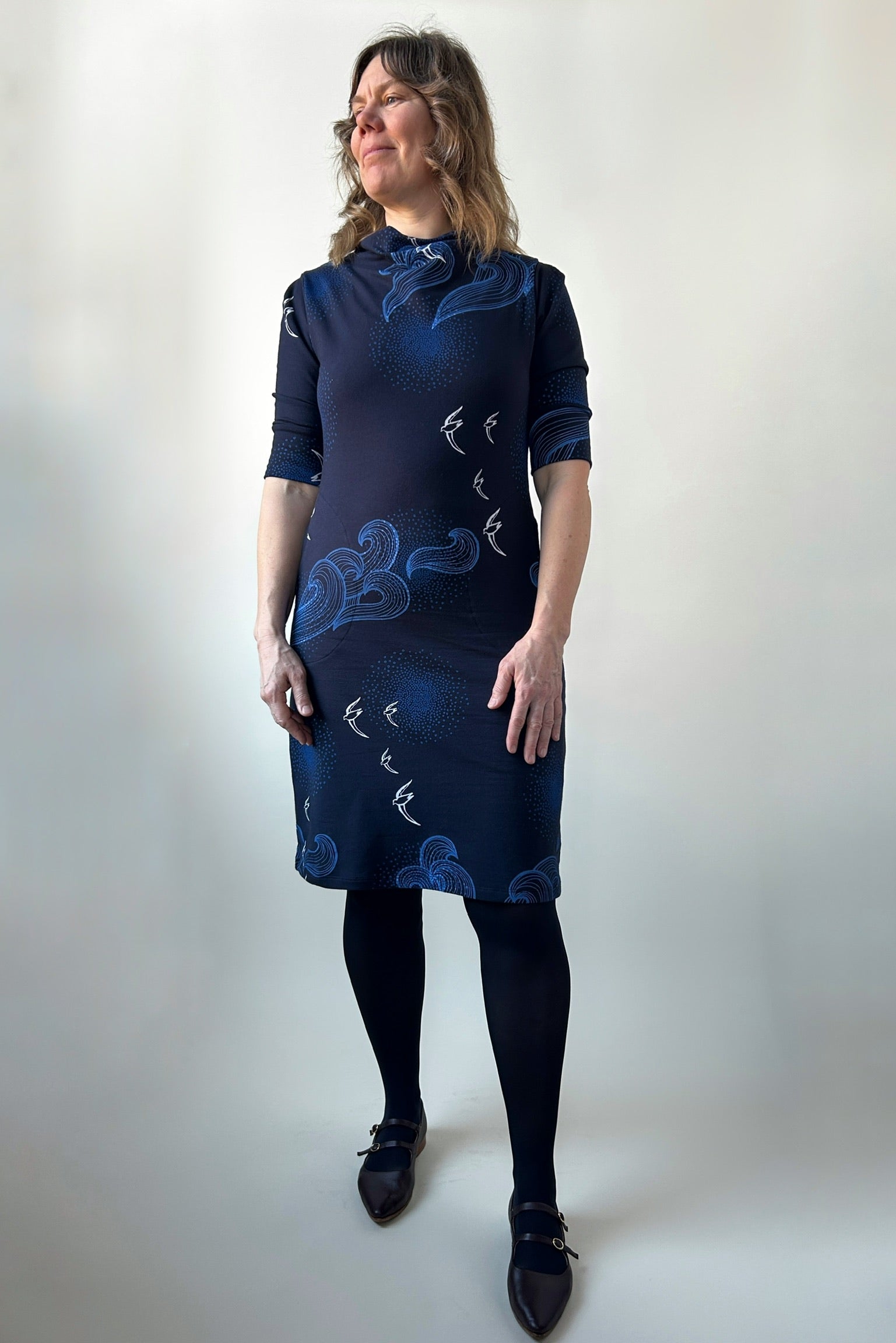 Point Grey Dress - Navy
