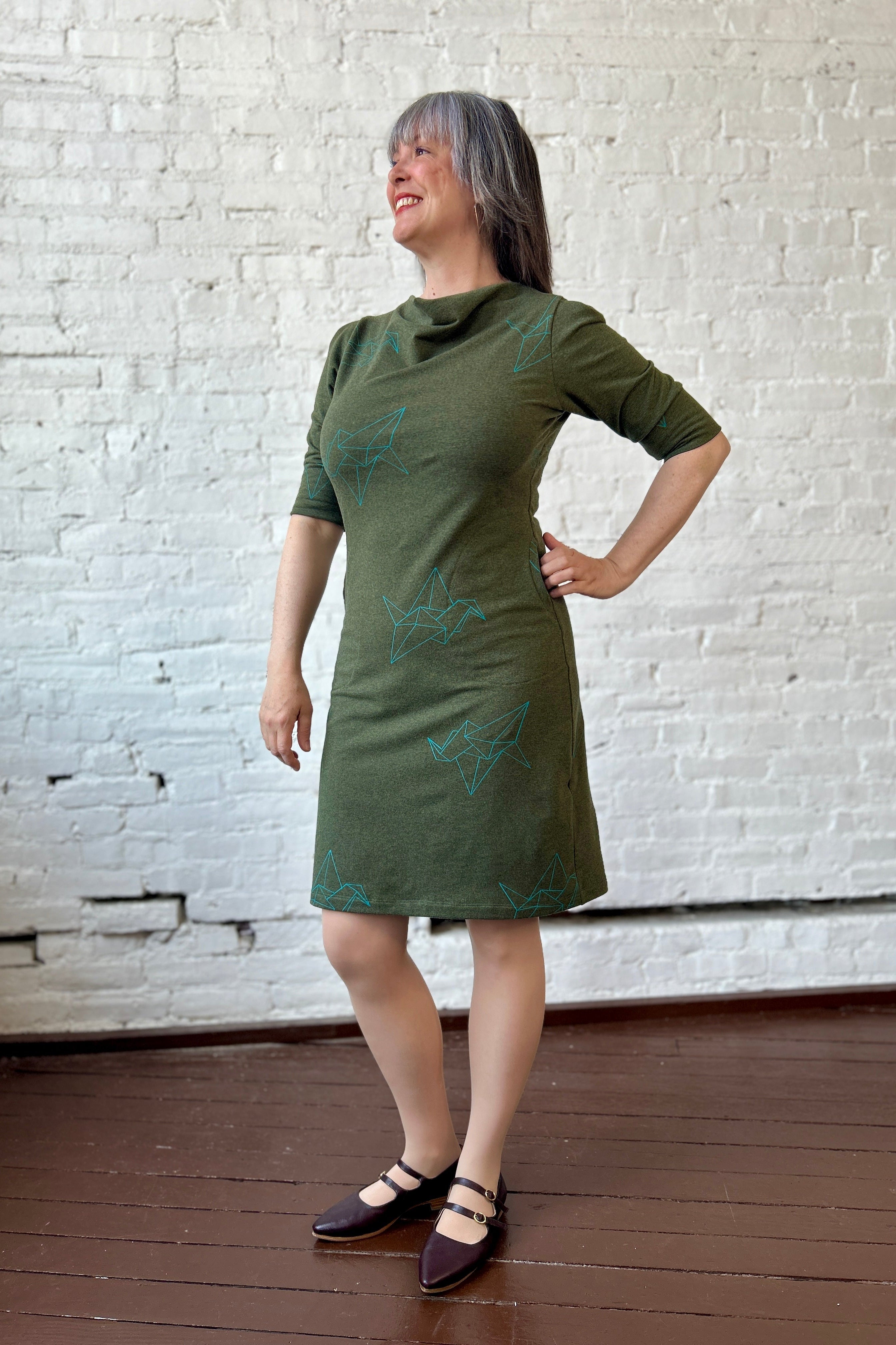 Point Grey Dress - Fern