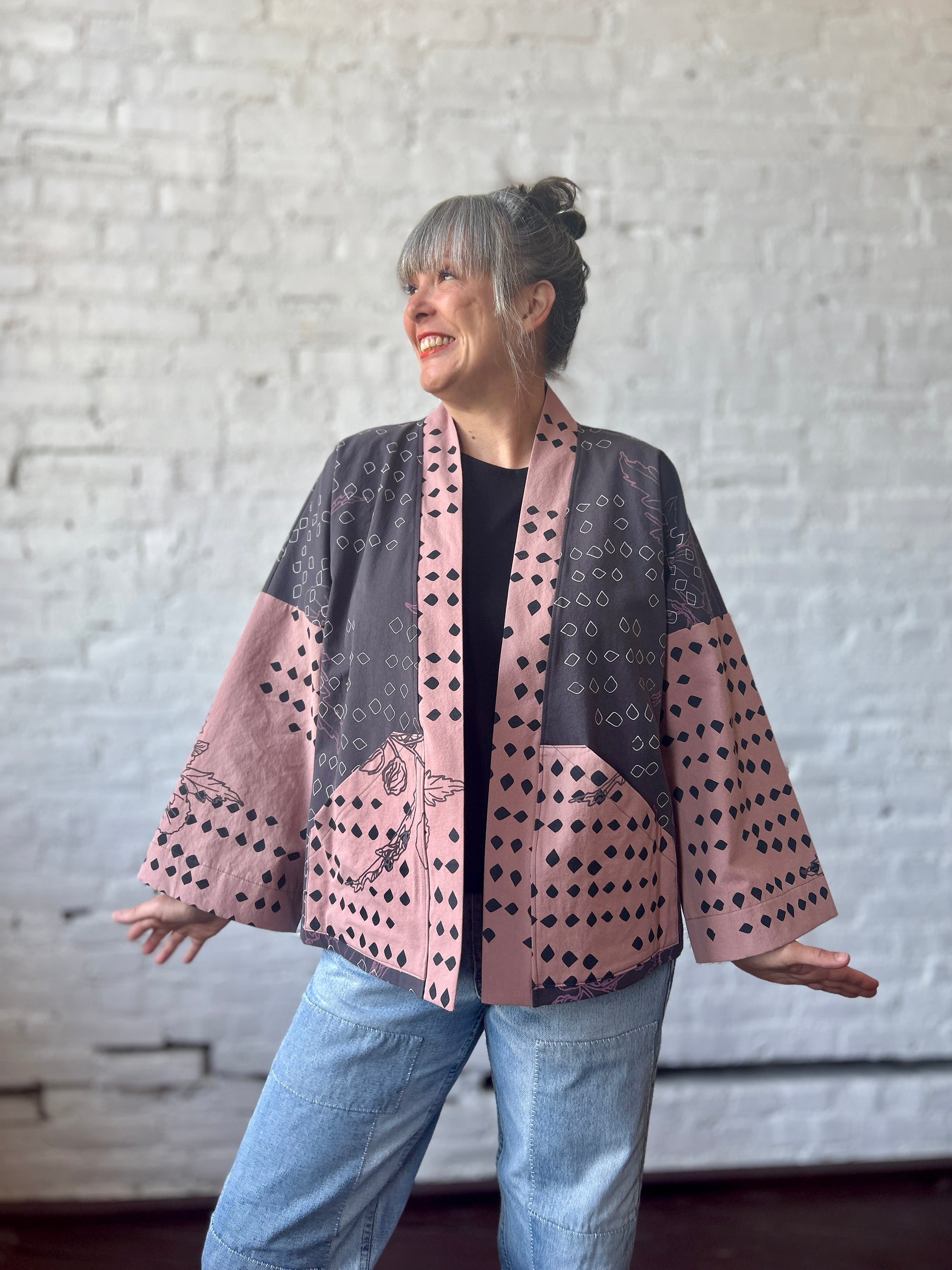 Sama Jacket Iron & Blush
