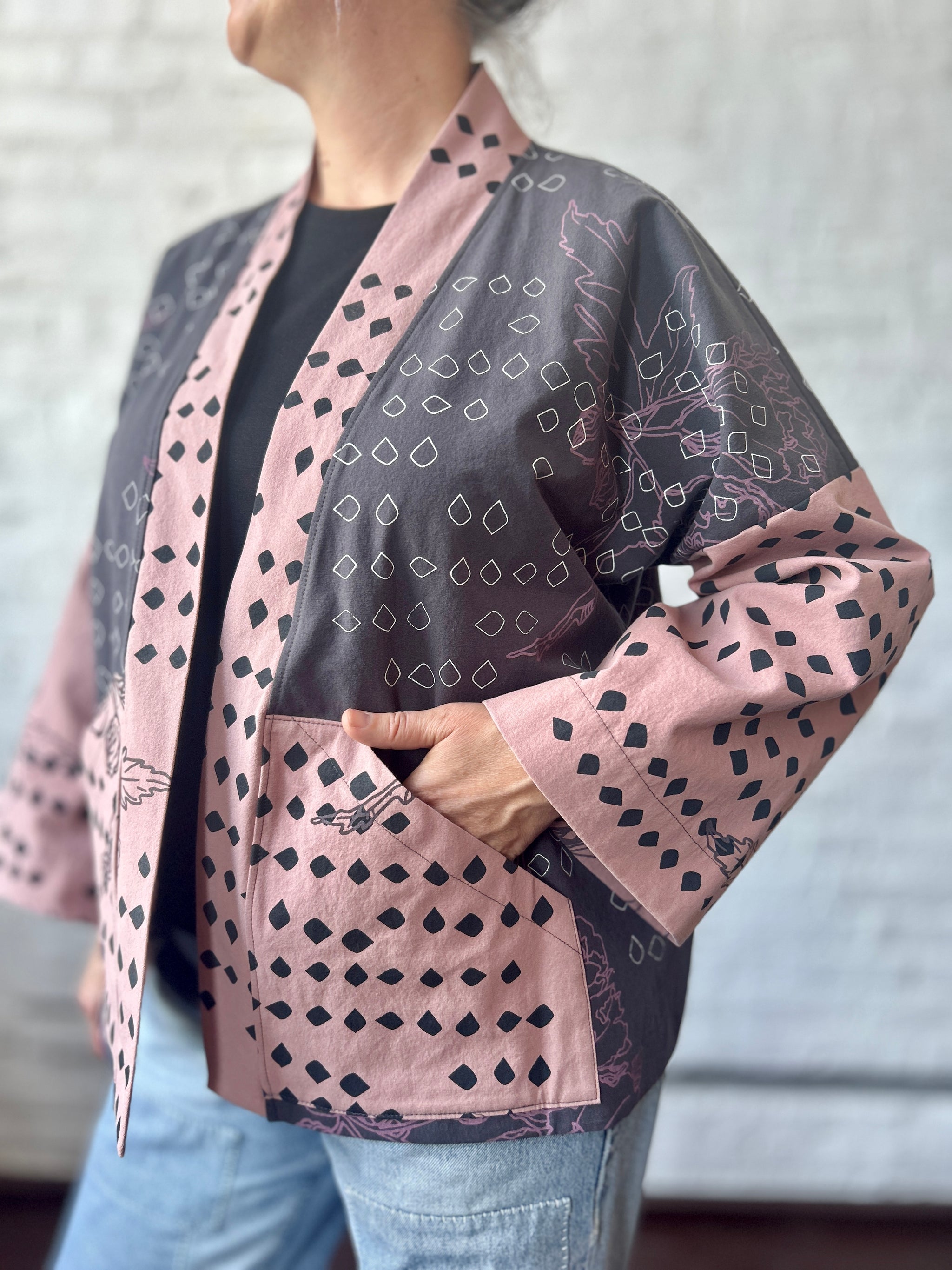 Sama Jacket Iron & Blush