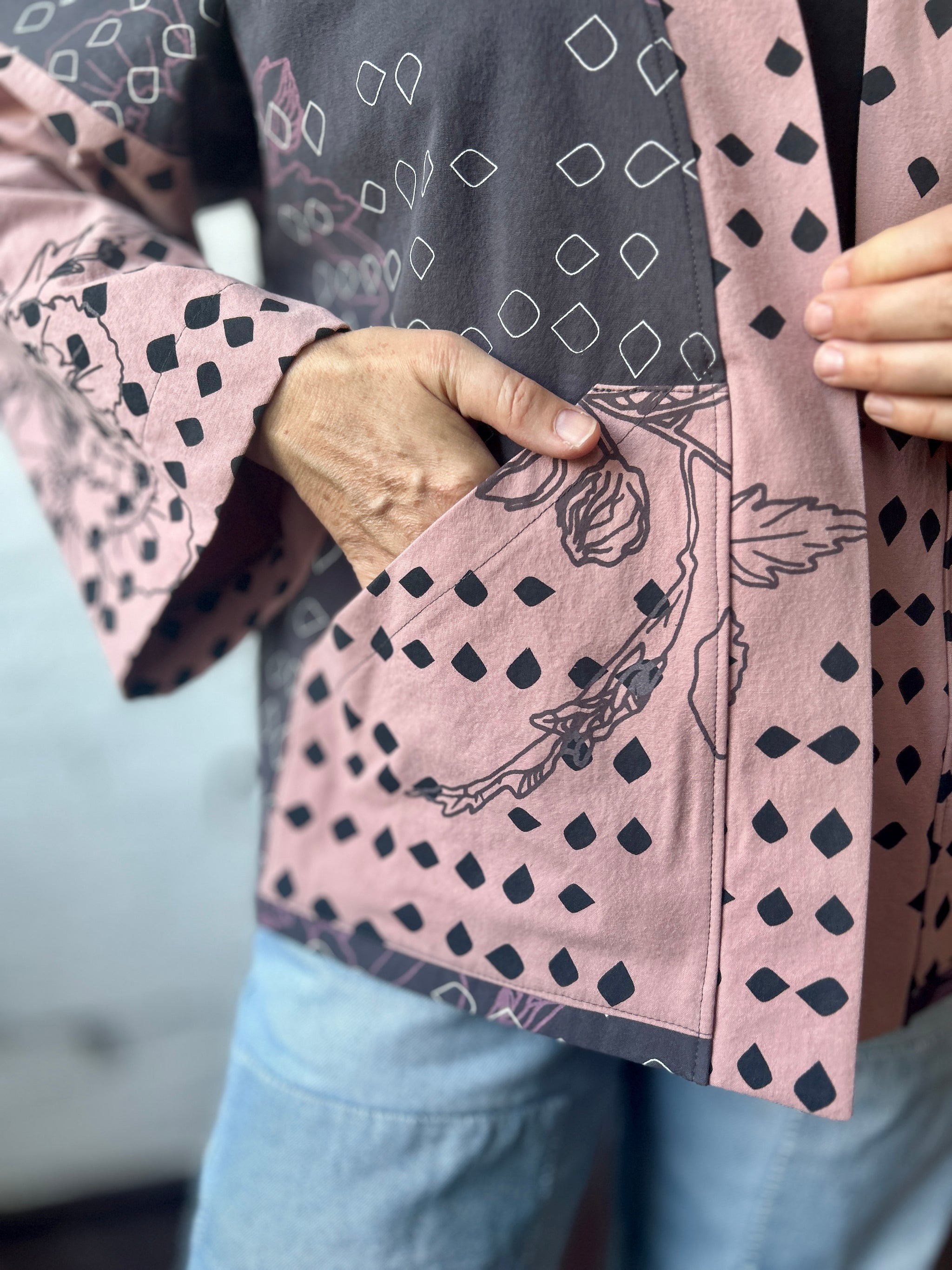 Sama Jacket Iron & Blush