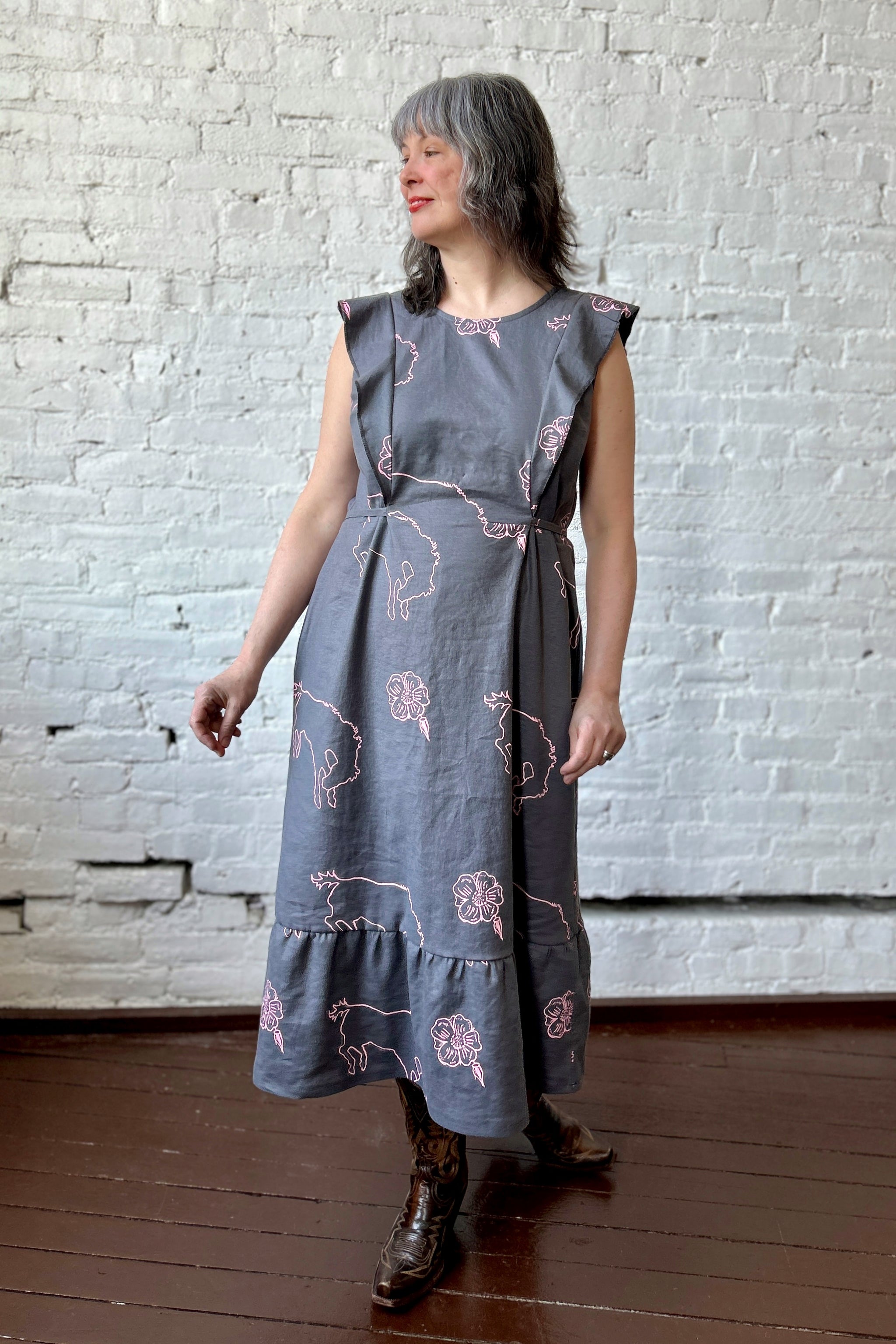 Song + Dance Dress - Grey