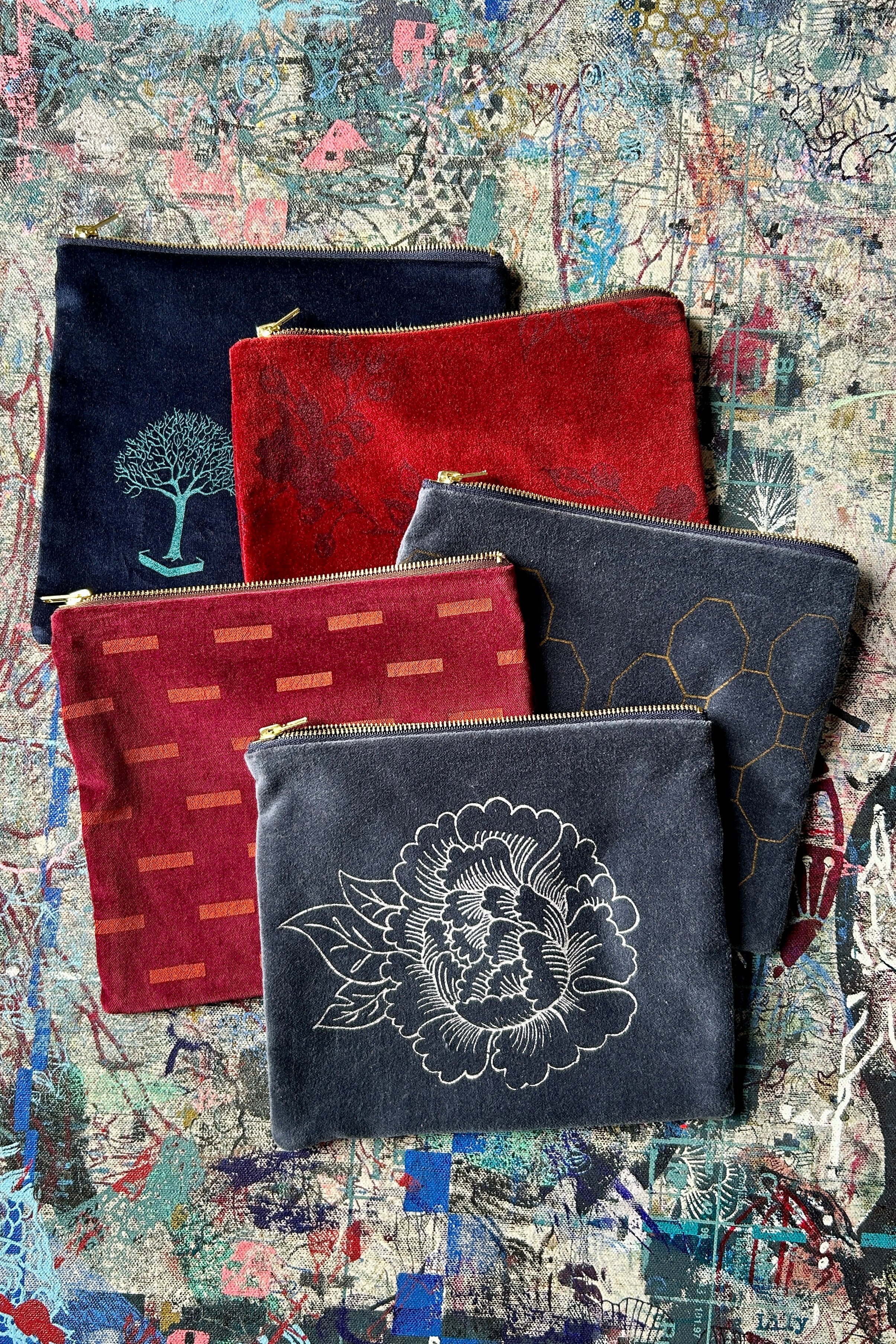 Final Sale Velvet Wallet