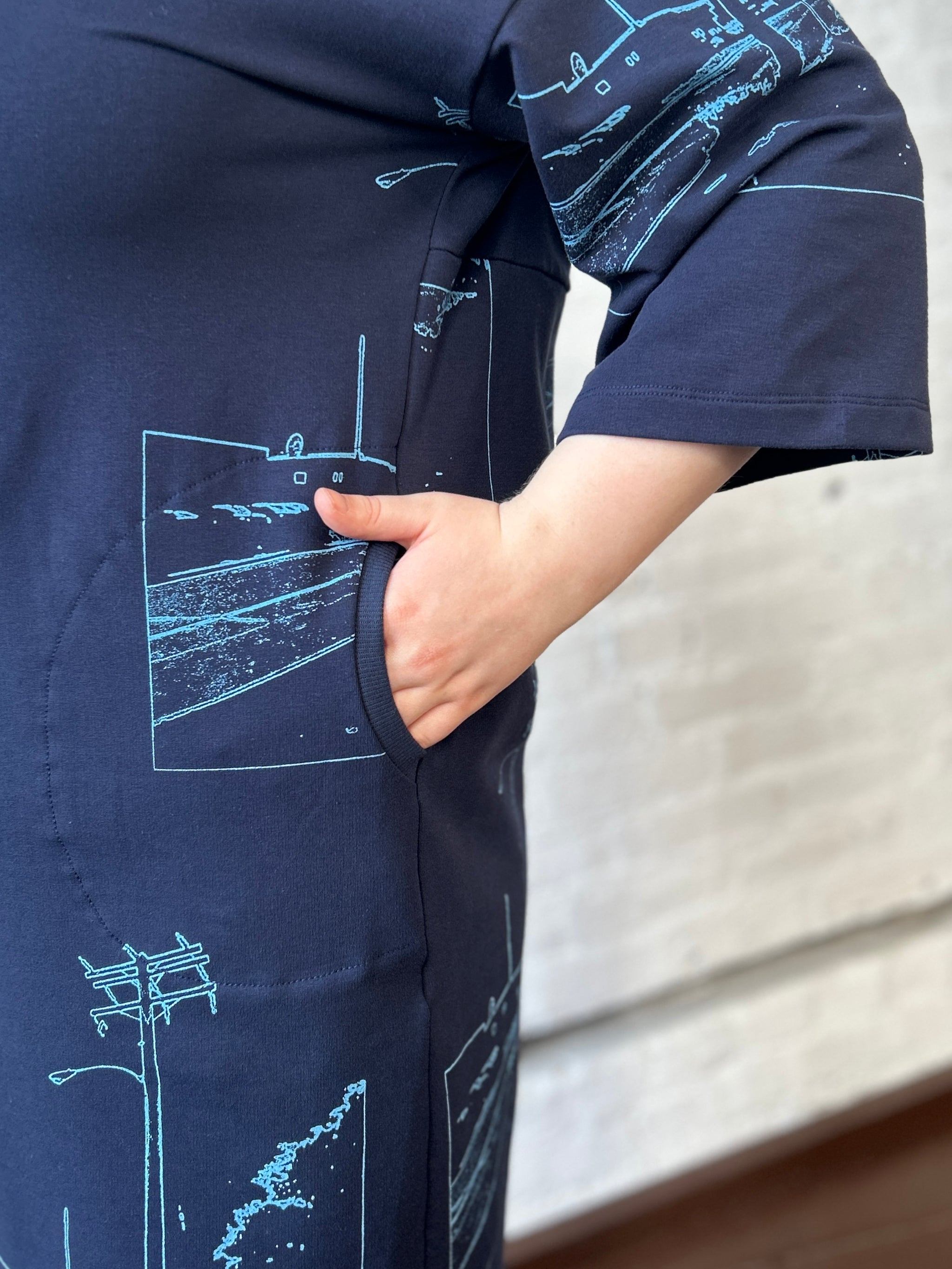 Final Sale Market Tunic - Navy