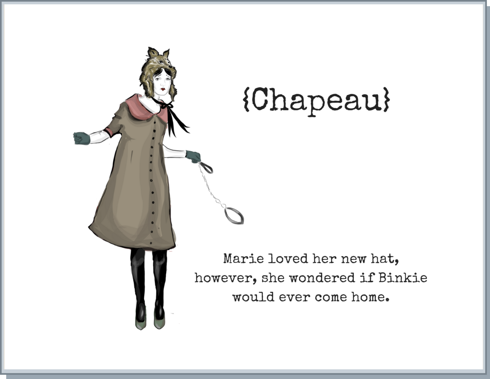 Newfolk&Cabin Chapeau - Greeting Card